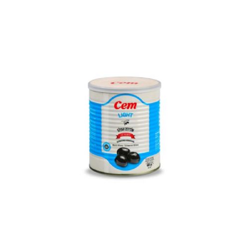 CEM LIGHT SİYAH ZEYTİN TENEKE 400 GR