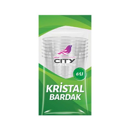 NEW CİTY KRİSTAL BARDAK 6 LI