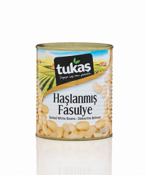 TUKAŞ HAŞLANMIŞ FASULYE 800 GR
