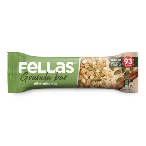 FELLAS DÖRT TOHUMLU GRANOLA BAR 23 GR