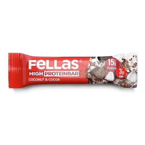 FELLAS YÜKSEK PROTEİN BAR H.CEVİZİ VE KAKAO 45 GR 