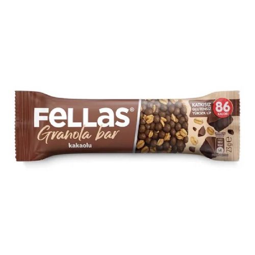FELLAS KAKAOLU GRANOLA BAR 23 GR 