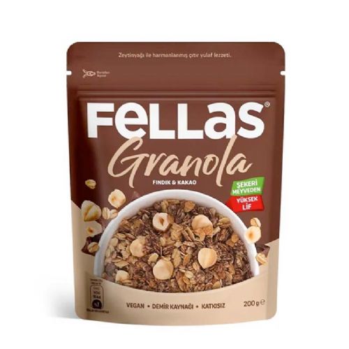 FELLAS GRANOLA FINDIK&KAKAO 200 GR